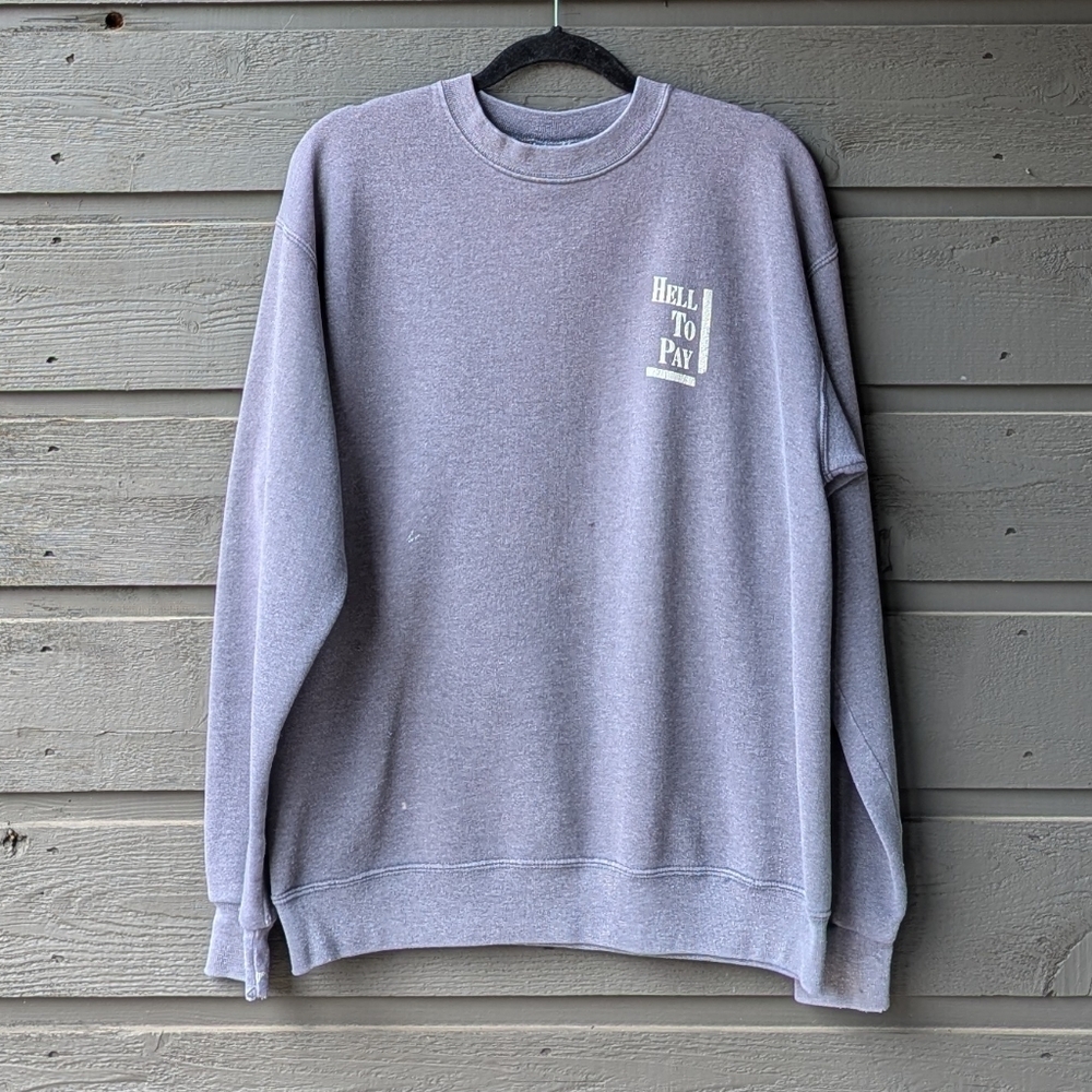 VTG 90s The Jeff Healey Band Hell Top Pay Tour with ZZ Top Sweatshirt XL